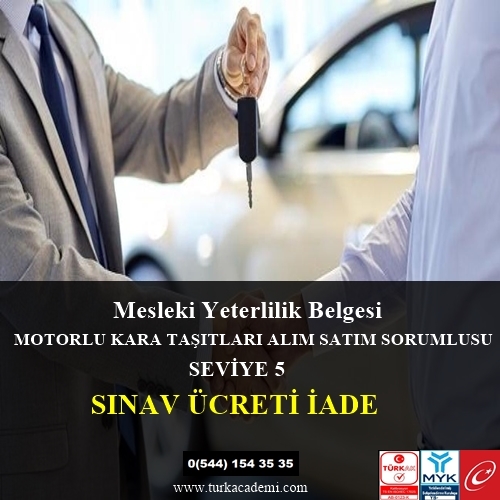 MOTORLU KARA TAŞITLARI ALIM SATIM SORUMLUSU