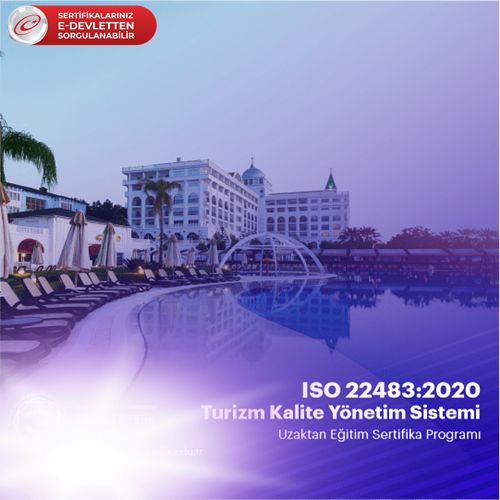 ISO 22483:2020 Turizm Kalite Yönetim Sistemi Sertifikası Product information Satış Fiyatı:
