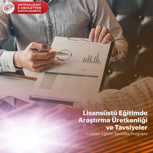 Lisansüstü Eğitimde Araştırma Üretkenliği ve Tavsiyeler İngilizce